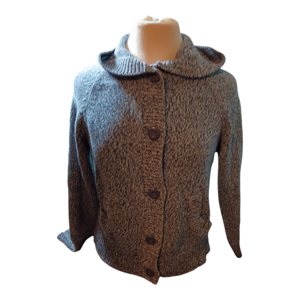 Women's sweater north crest hooded sweater size medium euc